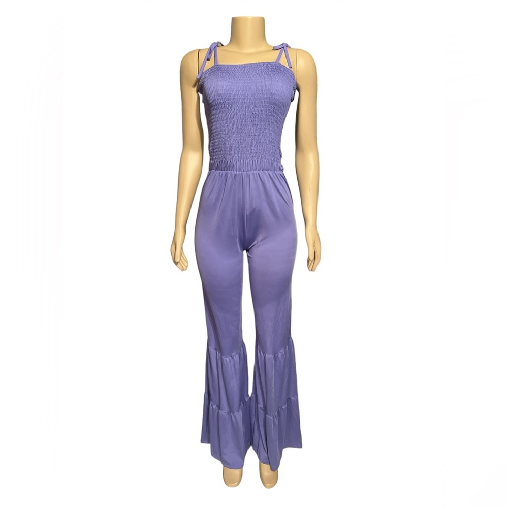 Gorgeous Dolls Misty Flare Leg Cami Jumpsuit